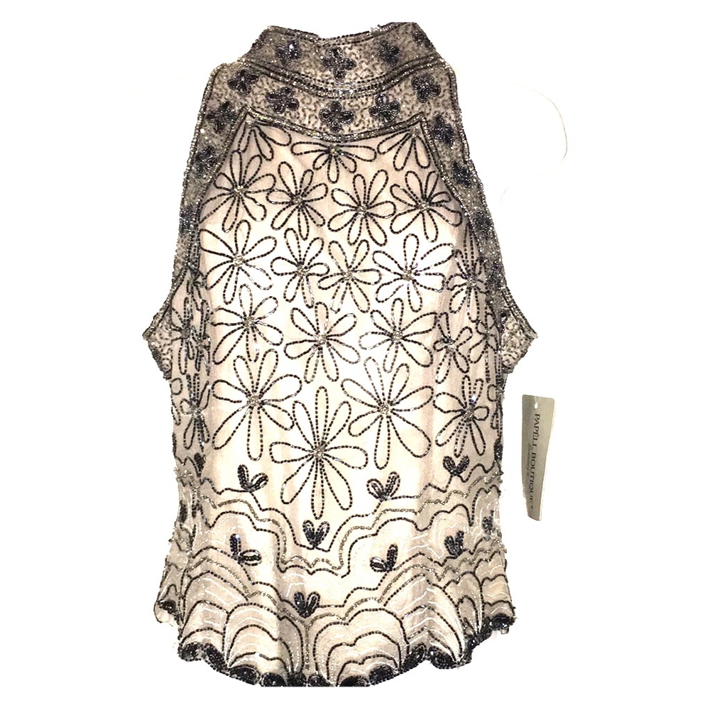 Adrianna Papell Boutique Evening Silk Top